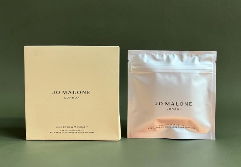 JO MALONE LONDON Car Diffuser Refill LIME BASIL & MANDARIN ~ NIB/SEALED #AB5